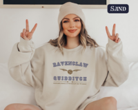 Ravenclaw Quidditch Varsity Style Sweatshirt Embroidered Adult/Youth Unisex