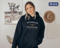 Ravenclaw Quidditch Varsity Style Hoodie Embroidered Adult Unisex