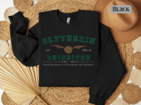 Slytherin Quidditch Varsity Style Sweatshirt Embroidered Adult/Youth Unisex
