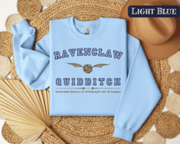 Ravenclaw Quidditch Varsity Style Sweatshirt Embroidered Adult/Youth Unisex