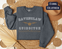 Ravenclaw Quidditch Varsity Style Sweatshirt Embroidered Adult/Youth Unisex