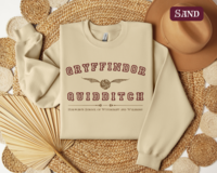Gryffindor Quidditch Varsity Style Sweatshirt Embroidered Adult/Youth Unisex