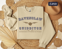 Ravenclaw Quidditch Varsity Style Sweatshirt Embroidered Adult/Youth Unisex