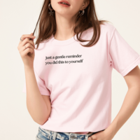 Embroidered Just A Gentle Reminder You Did This To Yourself Sweatshirt, Funny T-Shirt For Her, Sarcastic Sweater Gift, Comfort Colors Unisex T-Shirt