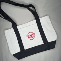 Trader Hoes Canvas Tote Bag Embroidered