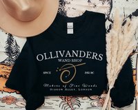 Ollivander's Wand Shop Embroidered Sweatshirt Adult/Youth Unisex