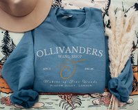 Ollivander's Wand Shop Embroidered Sweatshirt Adult/Youth Unisex