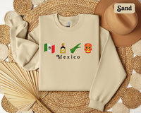 Custom Mexico Embroidered Sweatshirt Unisex
