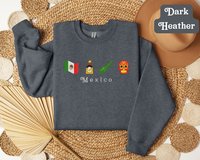 Custom Mexico Embroidered Sweatshirt Unisex
