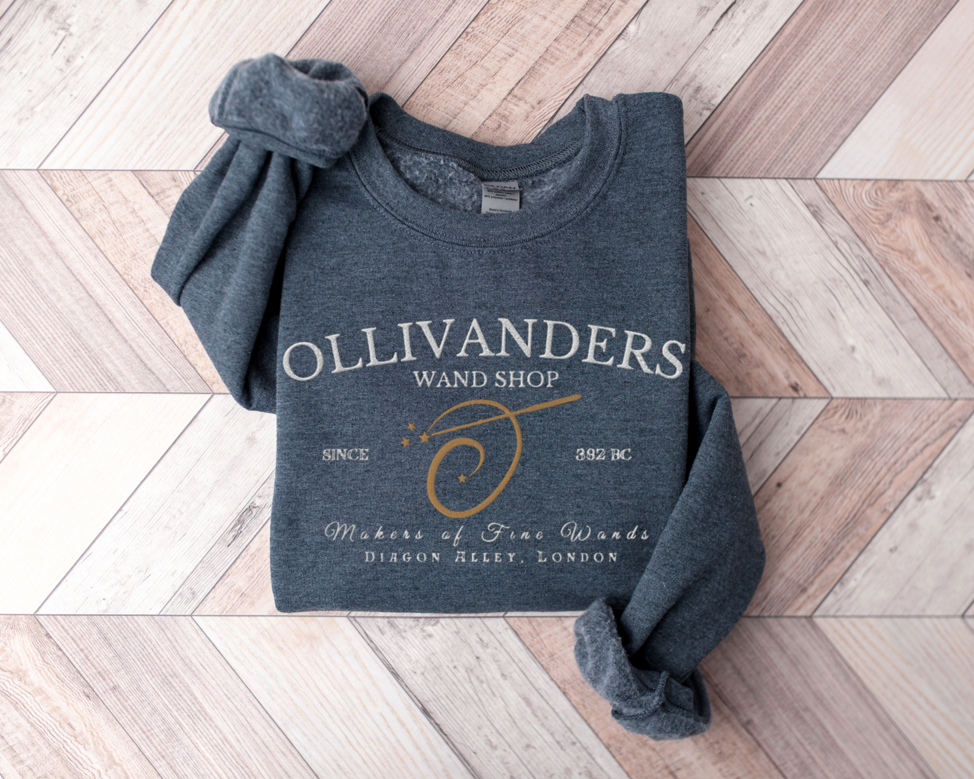 Ollivander's Wand Shop Embroidered Sweatshirt Adult/Youth Unisex