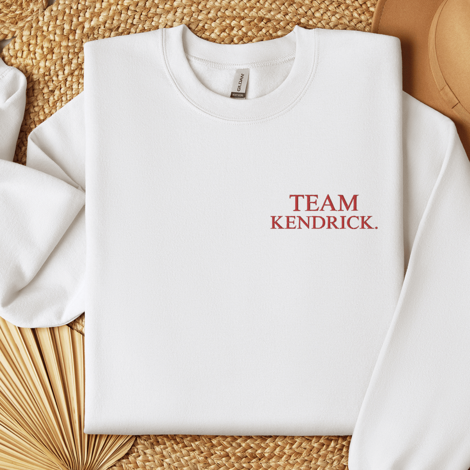Embroidered Team Kendrick Lamar Shirt, Damn Album Sweatshirt